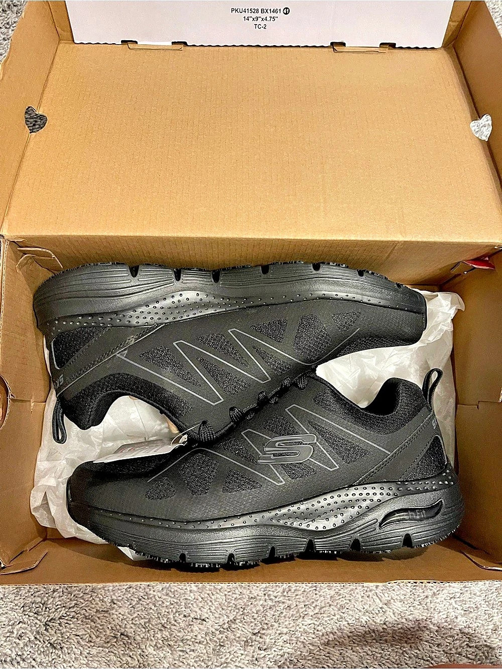 Skechers Work Slip-Resistant Arch Fit Athletic Shoes US 9 Men’s
